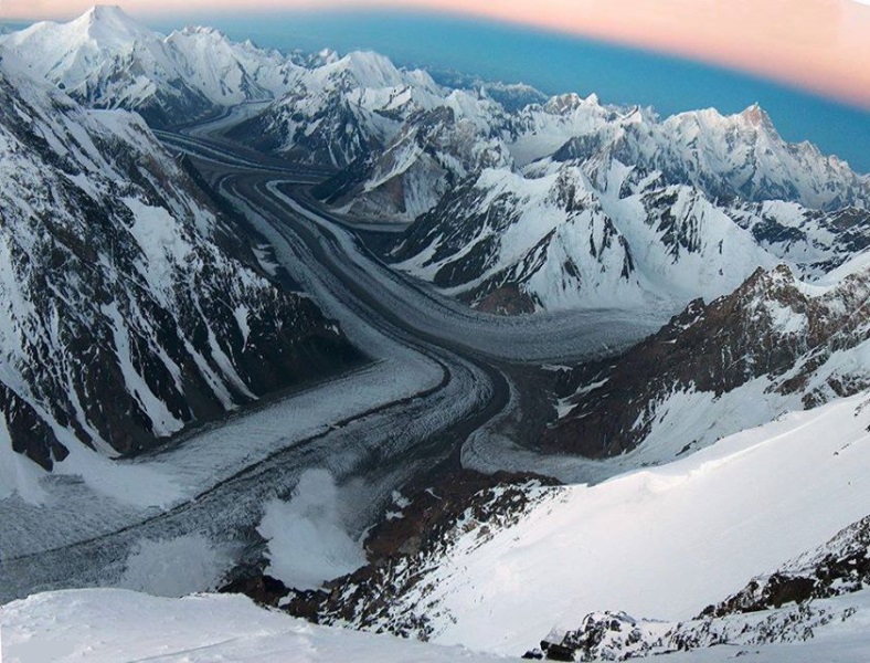 Concordia in the Karakorum Mountains of Pakistan