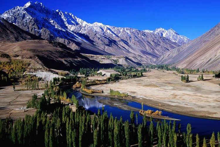 Hunza Valley in the Karakorum Mountains of Pakistan