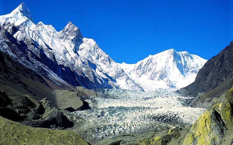 The Seven Thousanders - Passu Sar ( 7478m, 24,534ft ) in the Karakorum Mountains of Pakistan