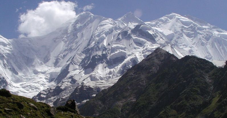 The Seven Thousanders - Rakaposhi ( 7788m ) in the Karakorum Mountains of Pakistan