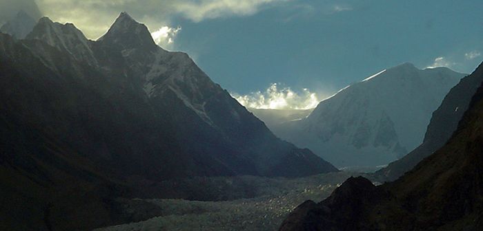 The Seven Thousanders - Passu Sar ( 7478m, 24,534ft ) in the Karakorum Mountains of Pakistan