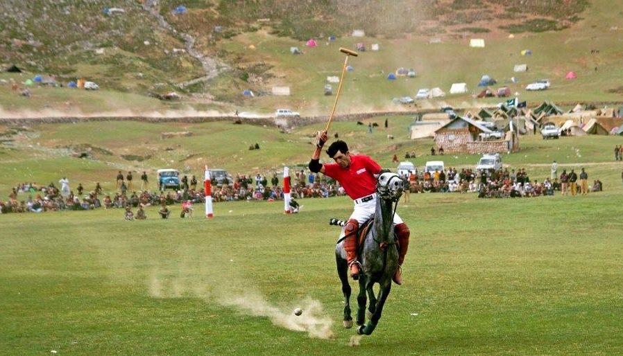 Polo at Shandur in the Karakorum Mountains of Pakistan