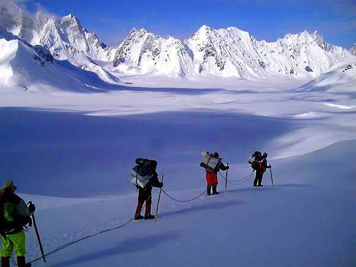 Snow Lake in the Pakistan Karakoram