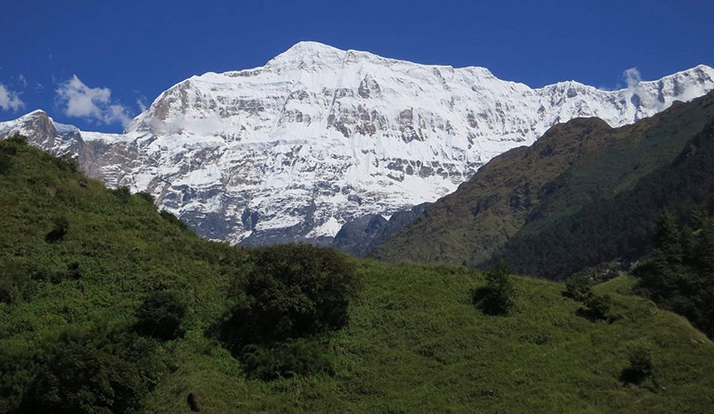 The Gurja Himal in the Dhaulagiri Region of the Nepal Himalaya