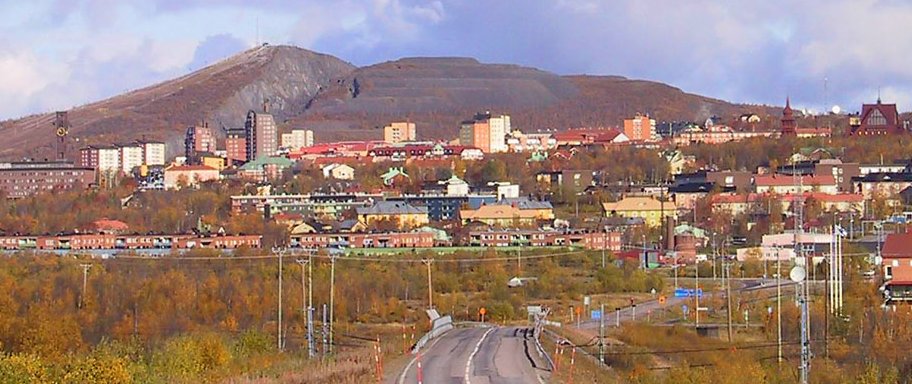 Kiruna in Arctic Sweden