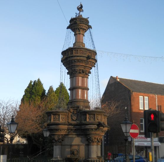 The Mercat Cross in Alexandria