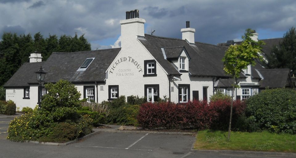 The "Tickled Trout" restaurant at the Allander River