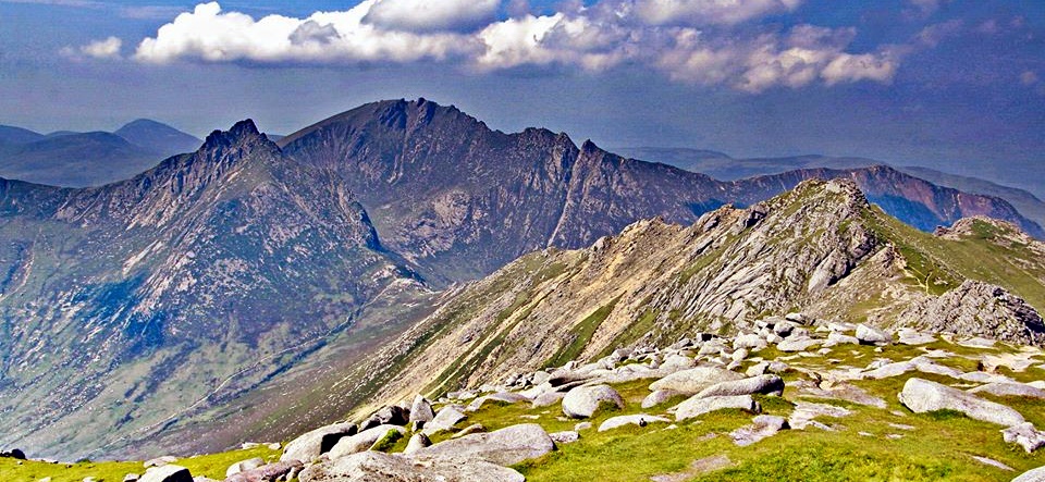 Cir Mhor and Caisteal Abhail on the Arran Ridge