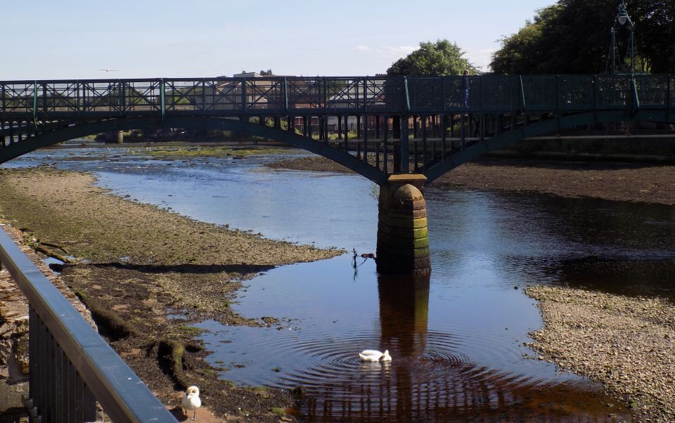 The Foot Bridge over Ayr River