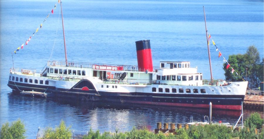 Maid of the Loch on Loch Lomond at Balloch Pier