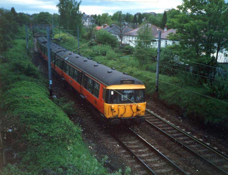 Railway at Hillfoot in Bearsden