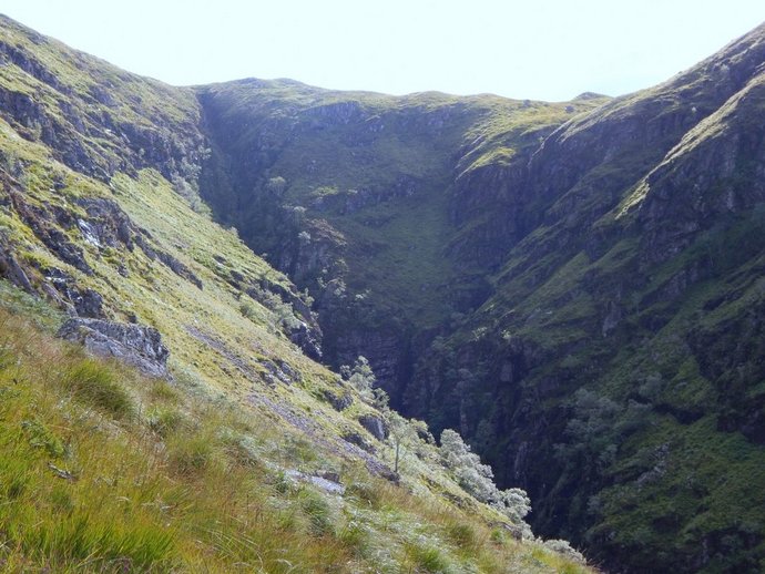 Ascent route to Bheinn Bhuidhe