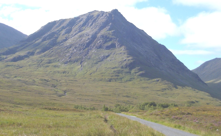 Sron na Creise at junction of Glencoe and Glen Etive