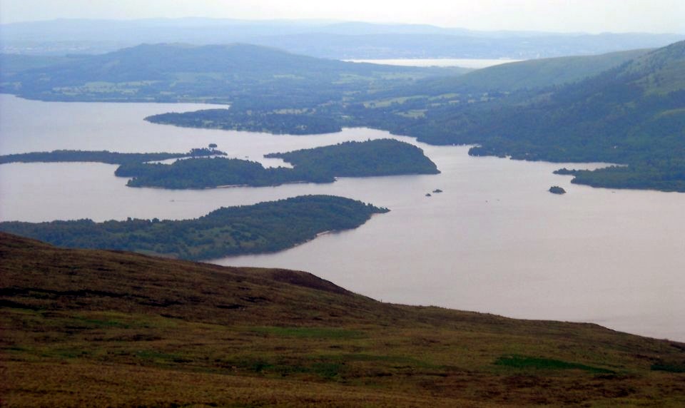 River Clyde and Loch Lomond from Beinn Uird