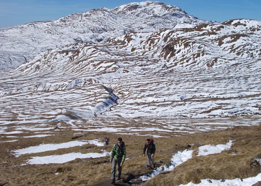 Meall nan Tarmachan on ascent of Ben Lawyers