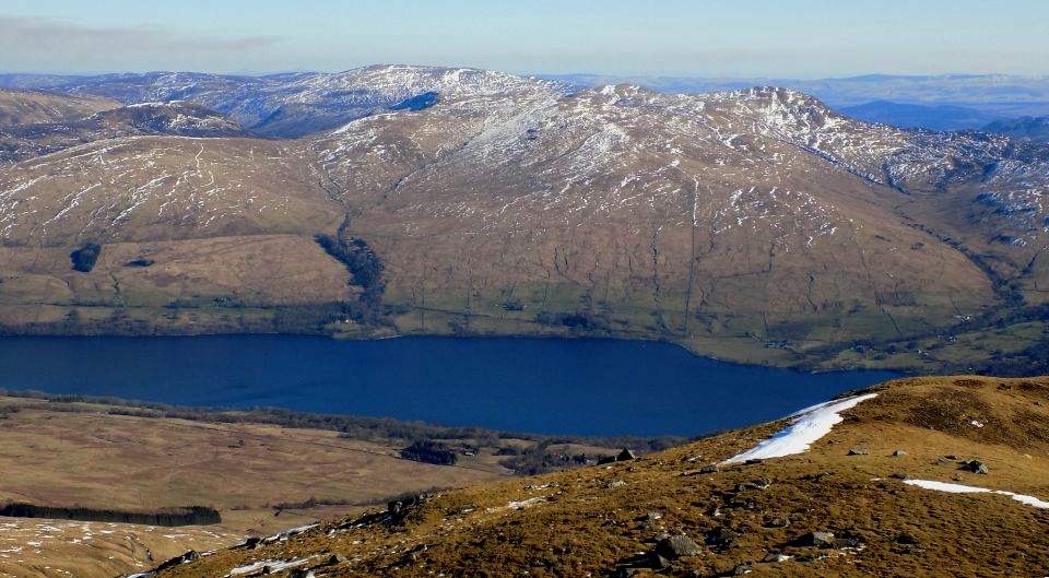 Ben Chonzie beyond Creag Uchdag above Loch Tay