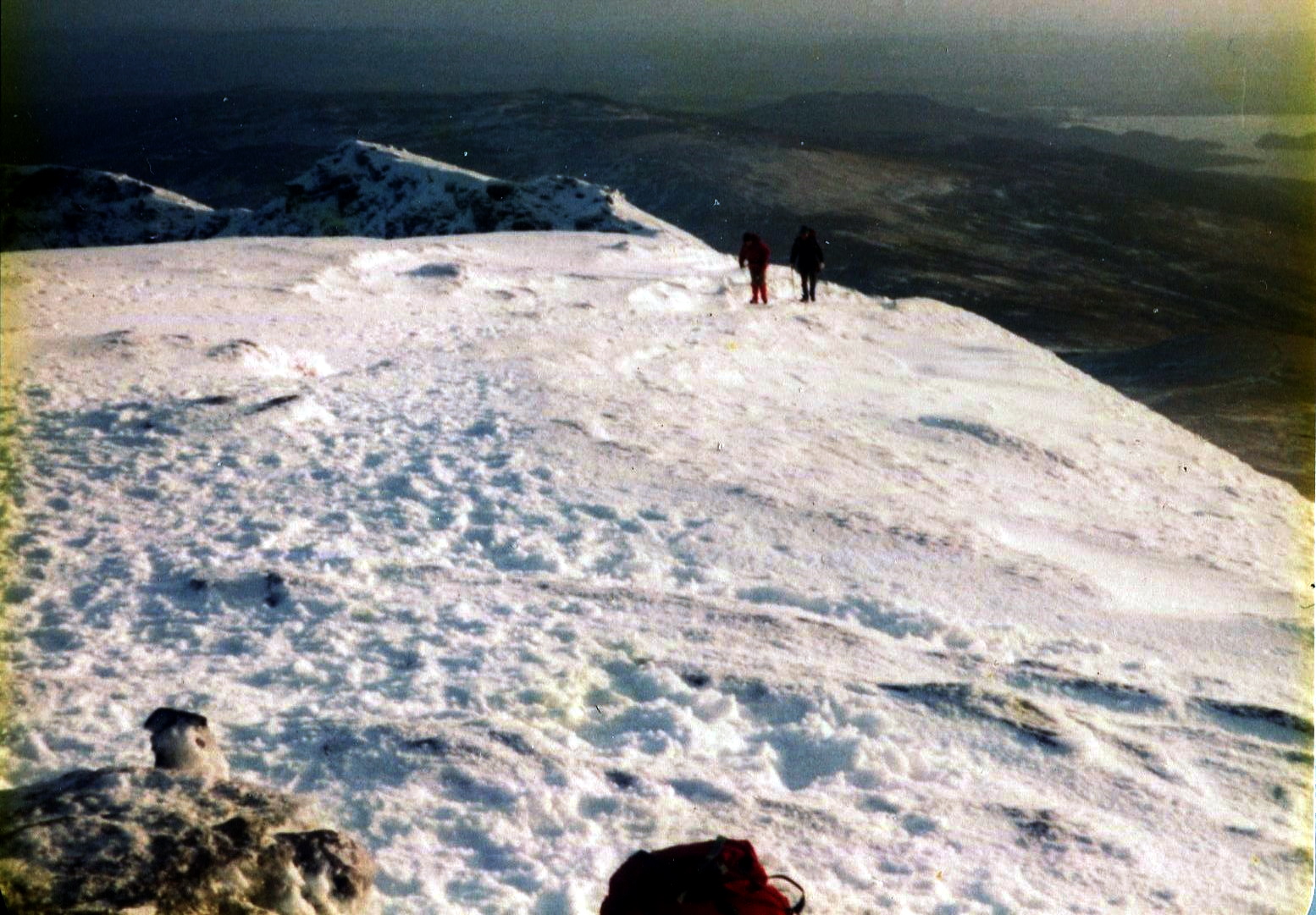 Winter ascent of Ben Lomond