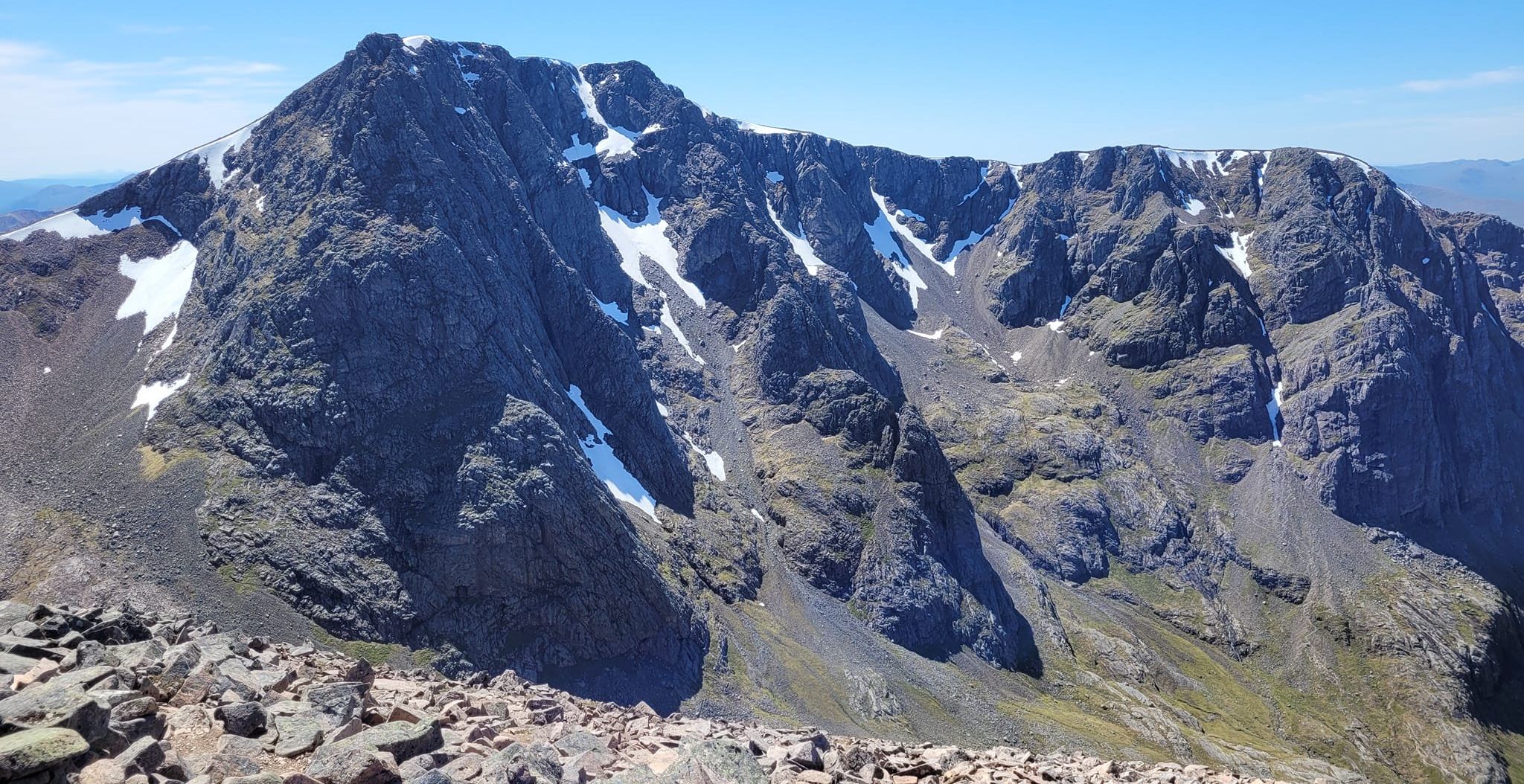 Observatory Ridge, Tower Ridge and Castle Ridge on Ben Nevis