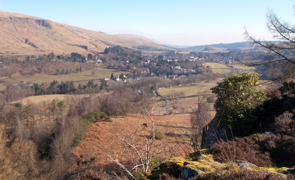 Blanefield beneath the Campsie Fells