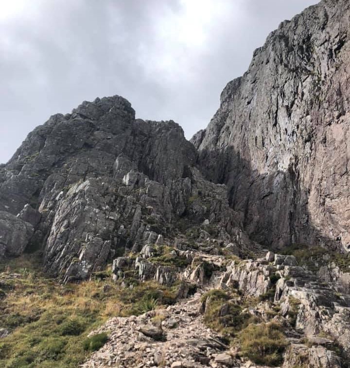 Curved Ridge on Buachaille Etive Mor