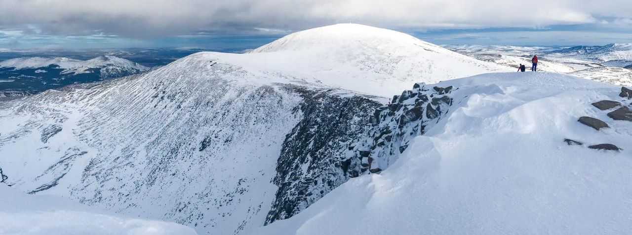 The plateau of the Cairngorm Mountains of Scotland