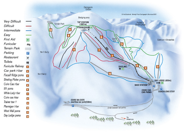 Ski Runs at Aviemore