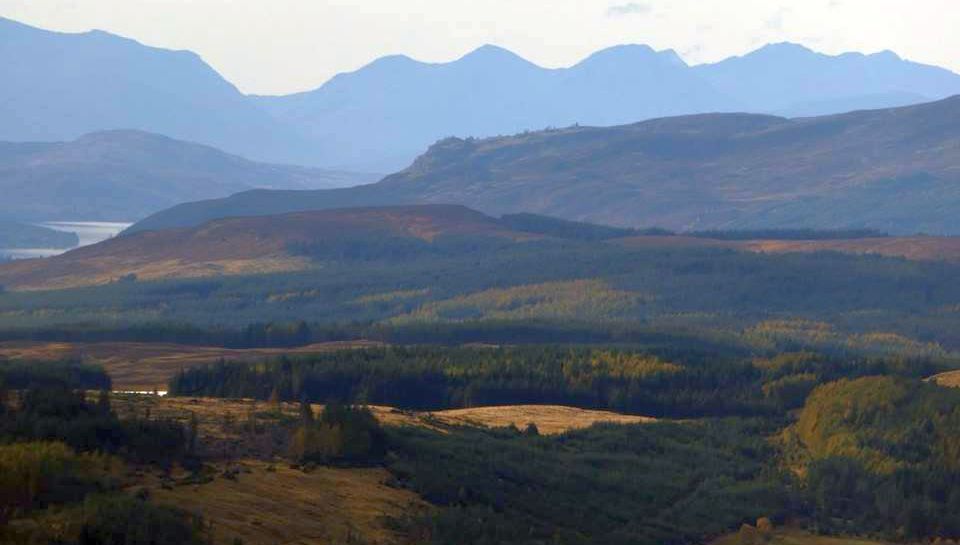 Beinn a Ghlo from Ben Vrackie