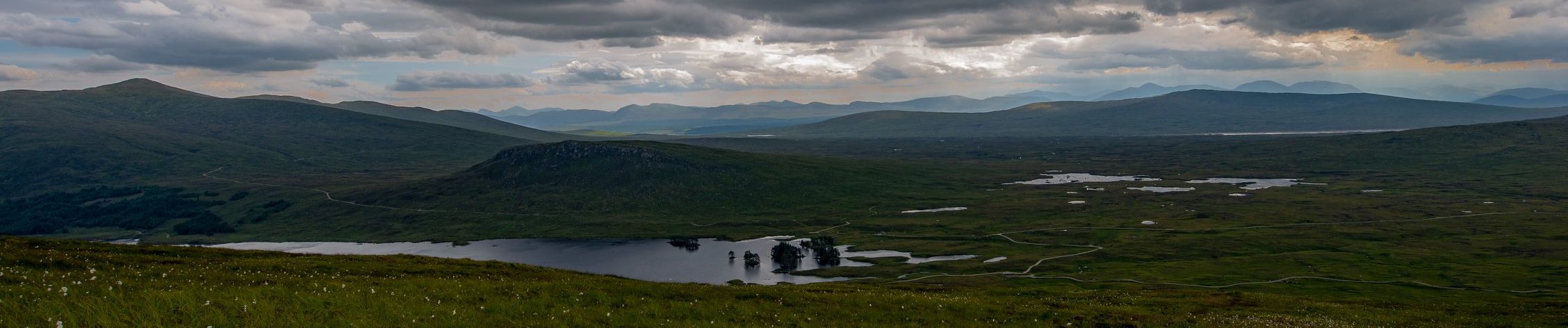 Loch Ossian from Corrour Railway Station