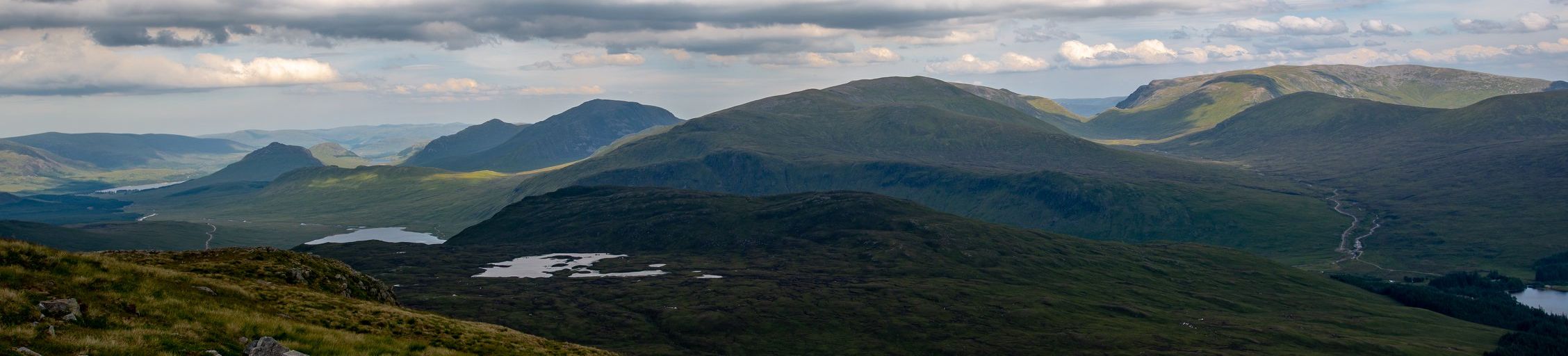 Loch Ossian from Corrour Railway Station