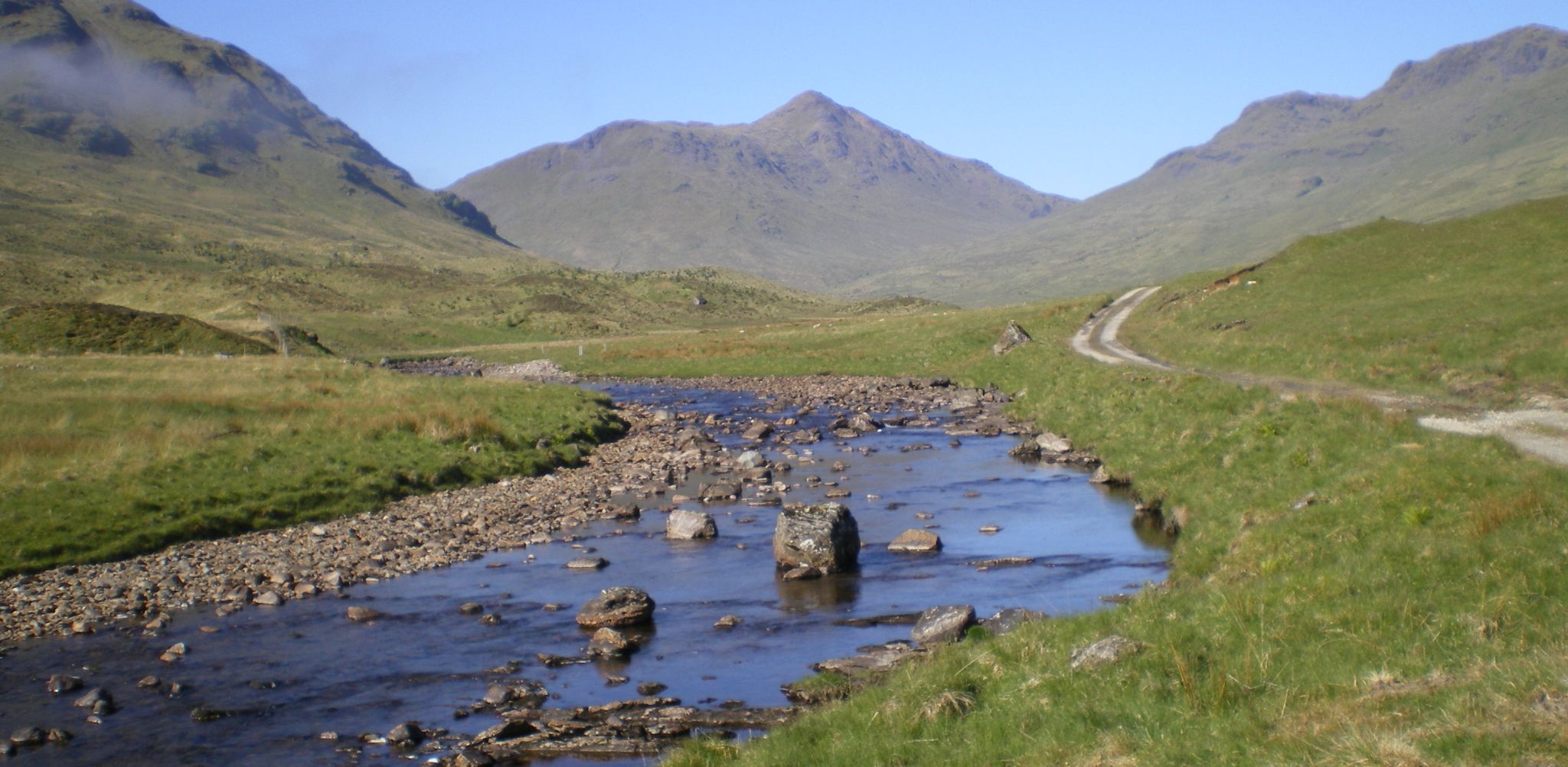 Ben Challum above River Lochay