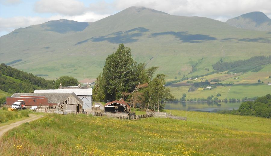 Ben Lawyers Group across Loch Tay from Claggan Farm