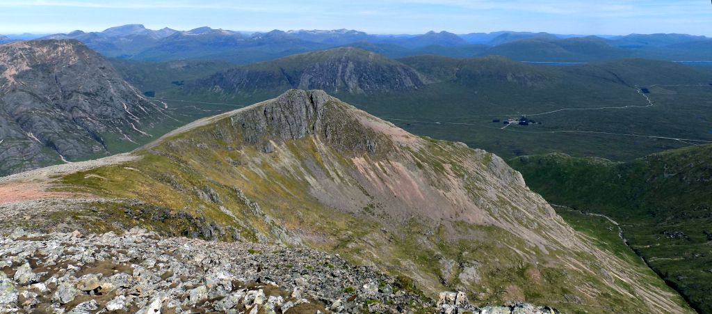 Buachaille Etive Mor and Sron na Creise from Creise