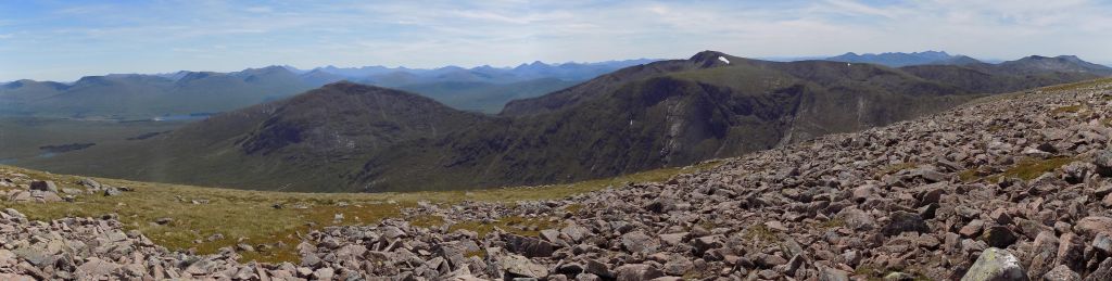 Stob a'Choire Odhair and Stob Ghabhar from Clach Leathad