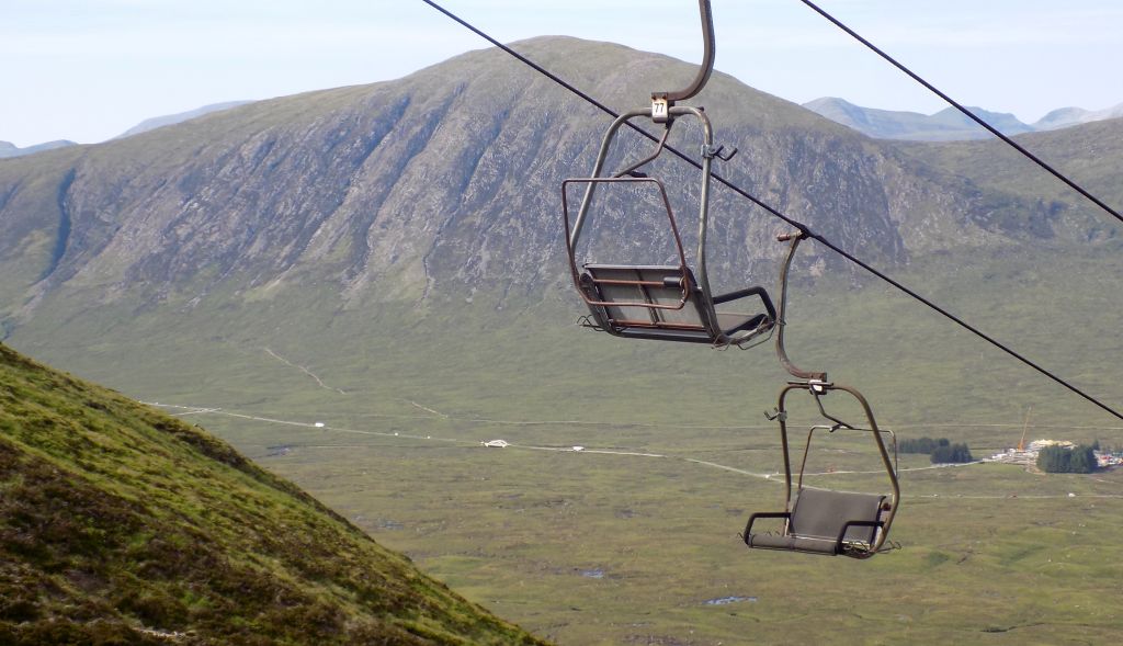 Beinn a'Chrulaiste and White Corries chairlift on Meall a' Burraidh