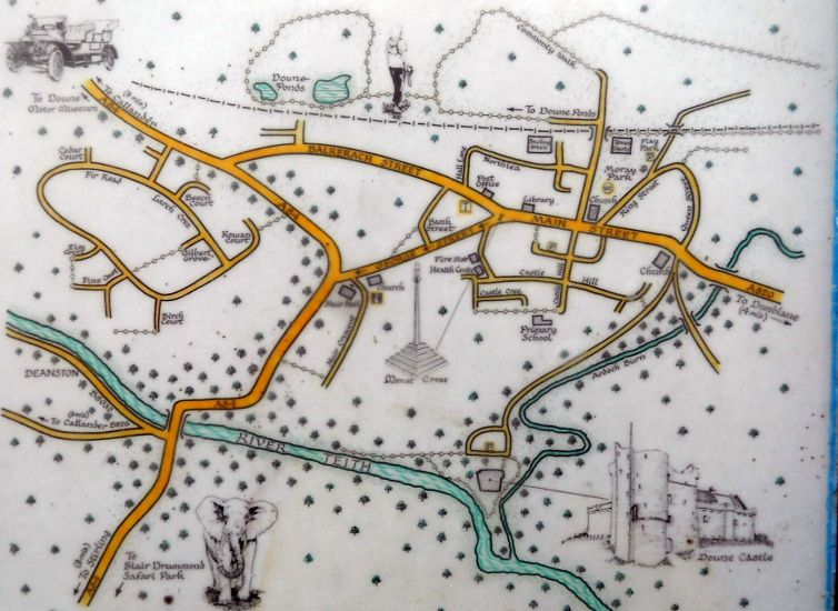 Map of Doune Village