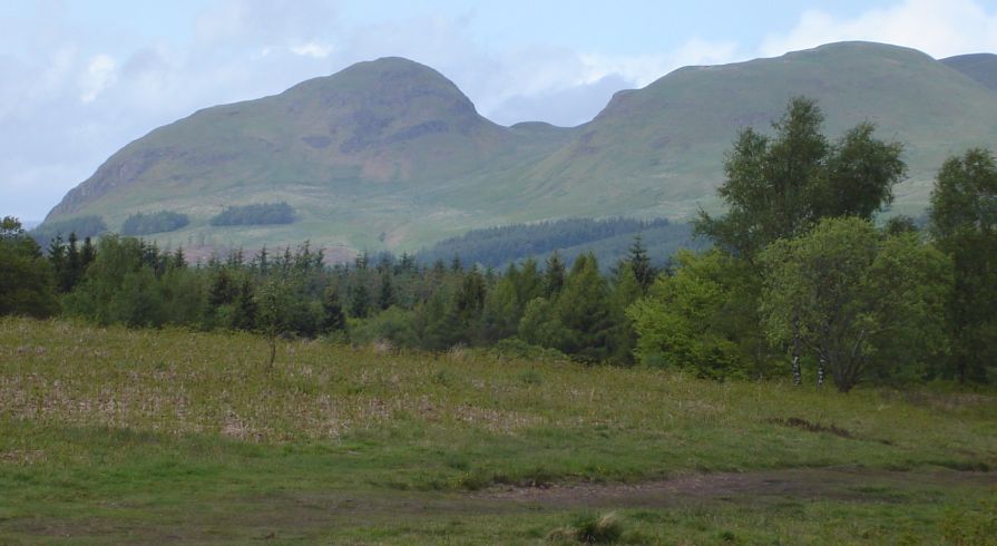 Dumgoyne in the Campsie Fells from Dumbrock Muir