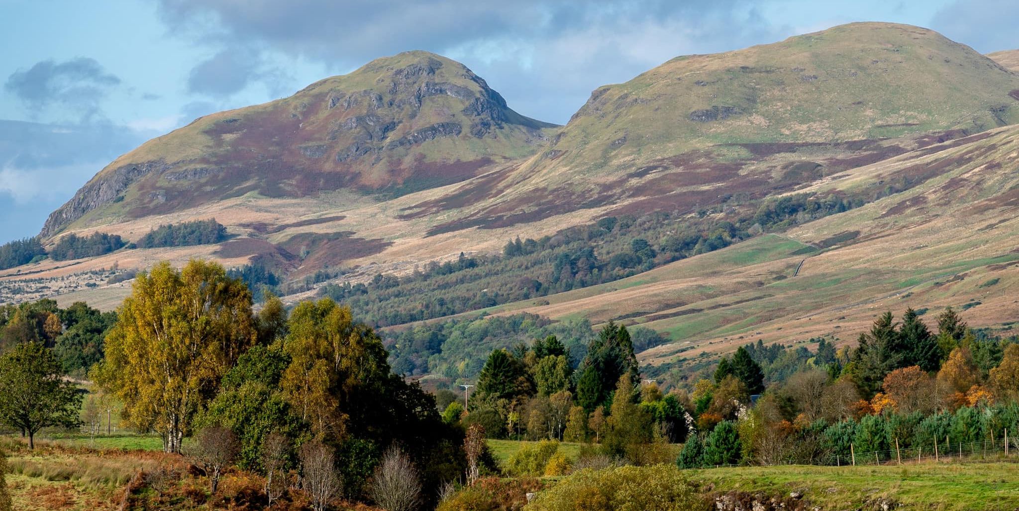 Dumgoyne and Dumfoyne in the Campsie Fells