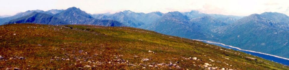 Loch Quoich and the Rough Bounds of Knoydart from Gairich