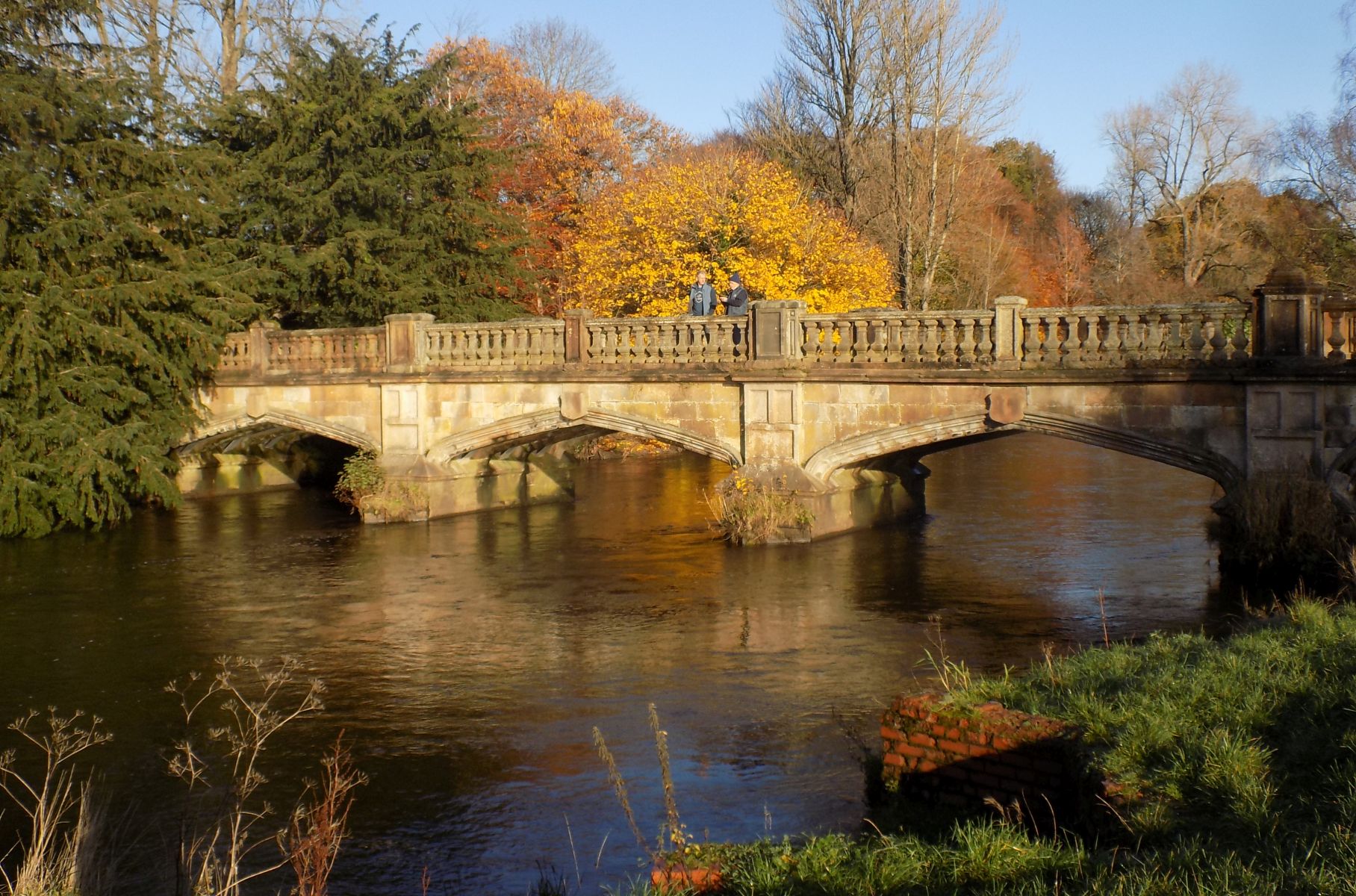 Bridge over Kelvin River in Garscube Estate