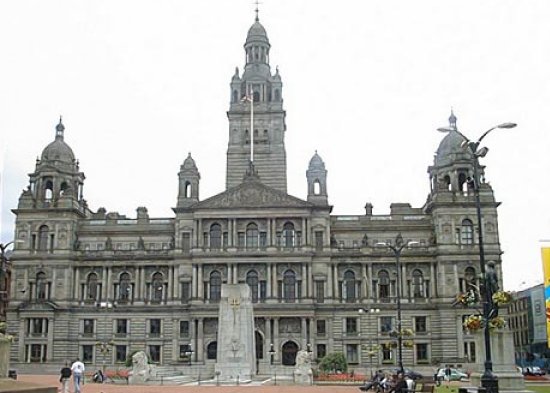 George Square in Glasgow city centre