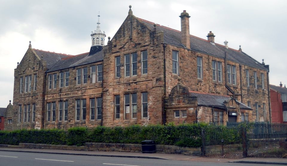 Old School Building of the New Kilpatrick School Board at Anniesland