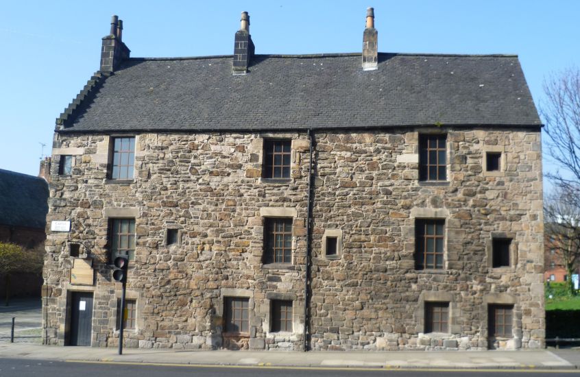 Provand's Lordship in Glasgow from Cathedral Square