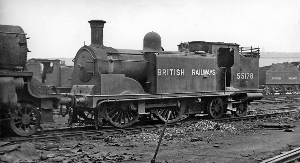 Old steam locomotive in Glasgow