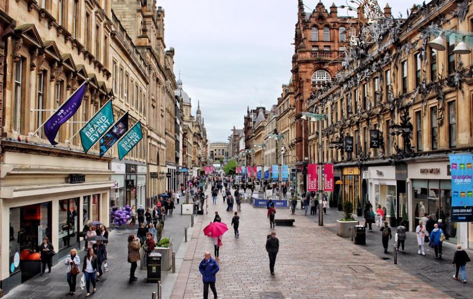 Buchanan Street in Glasgow city centre