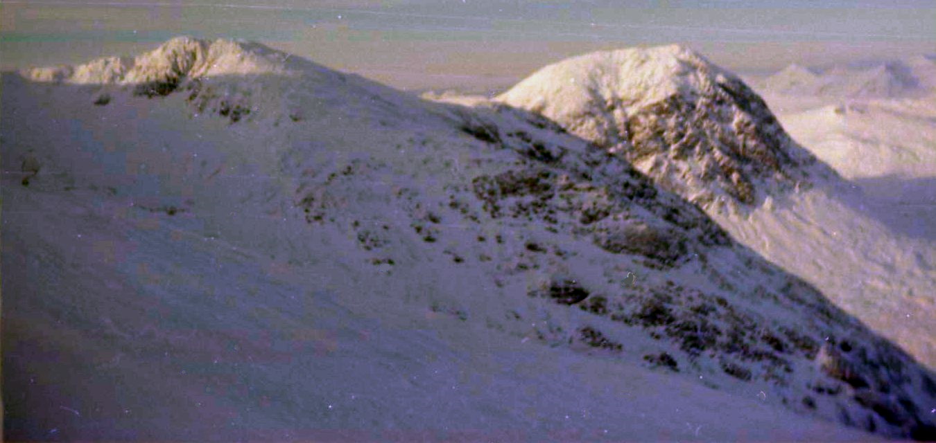 Creise and Buachaille Etive Mor from Meall a Bhuiridh