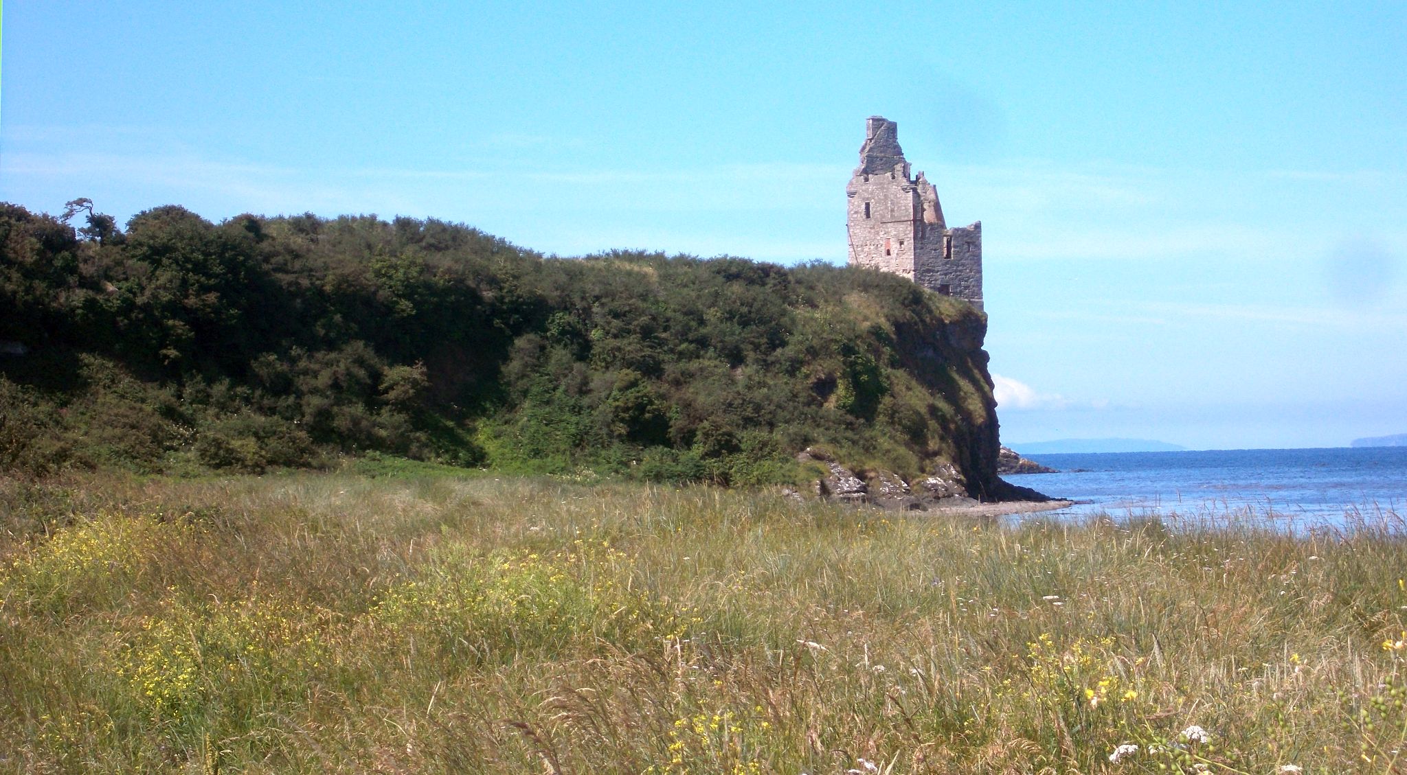 Approach to Greenan Castle