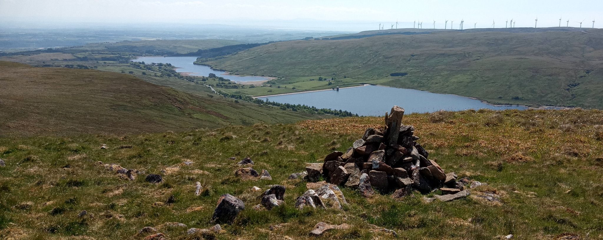 Reservoirs from Knockside Hills