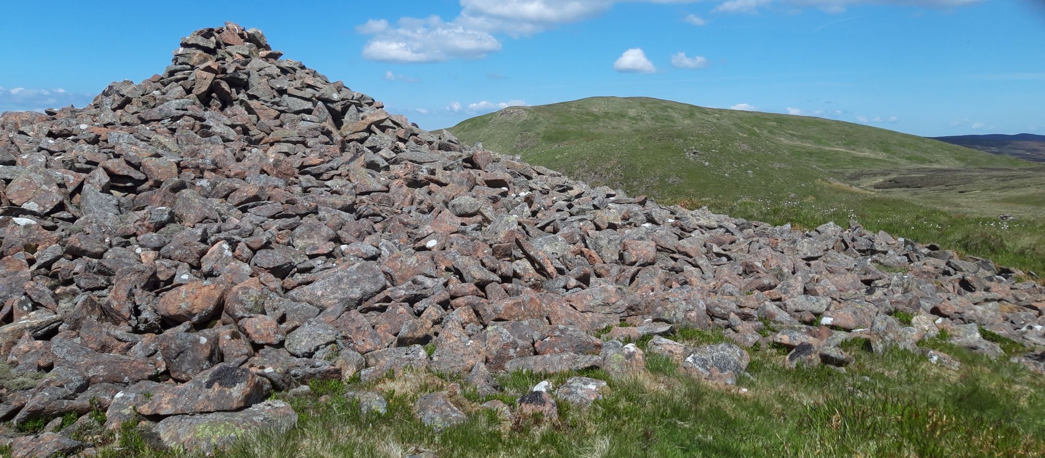 Irish Law from cairn on Knockside Hills