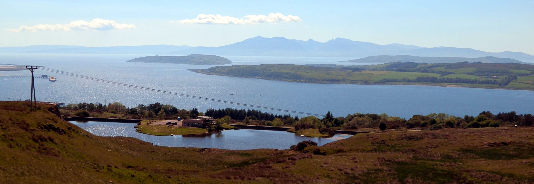 Hailie Reservoir above Largs