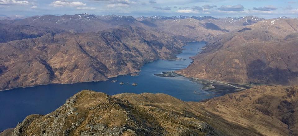 Loch Hourn from Ladhar Bheinn